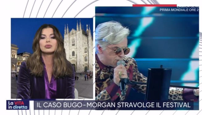 La vita in diretta, Morgan scatena il caos anche da Matano-Cuccarini: "Da un'altra parte", le strane parole