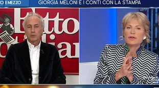 Travaglio sulla Meloni: "Ma vi ricordate con Draghi?"