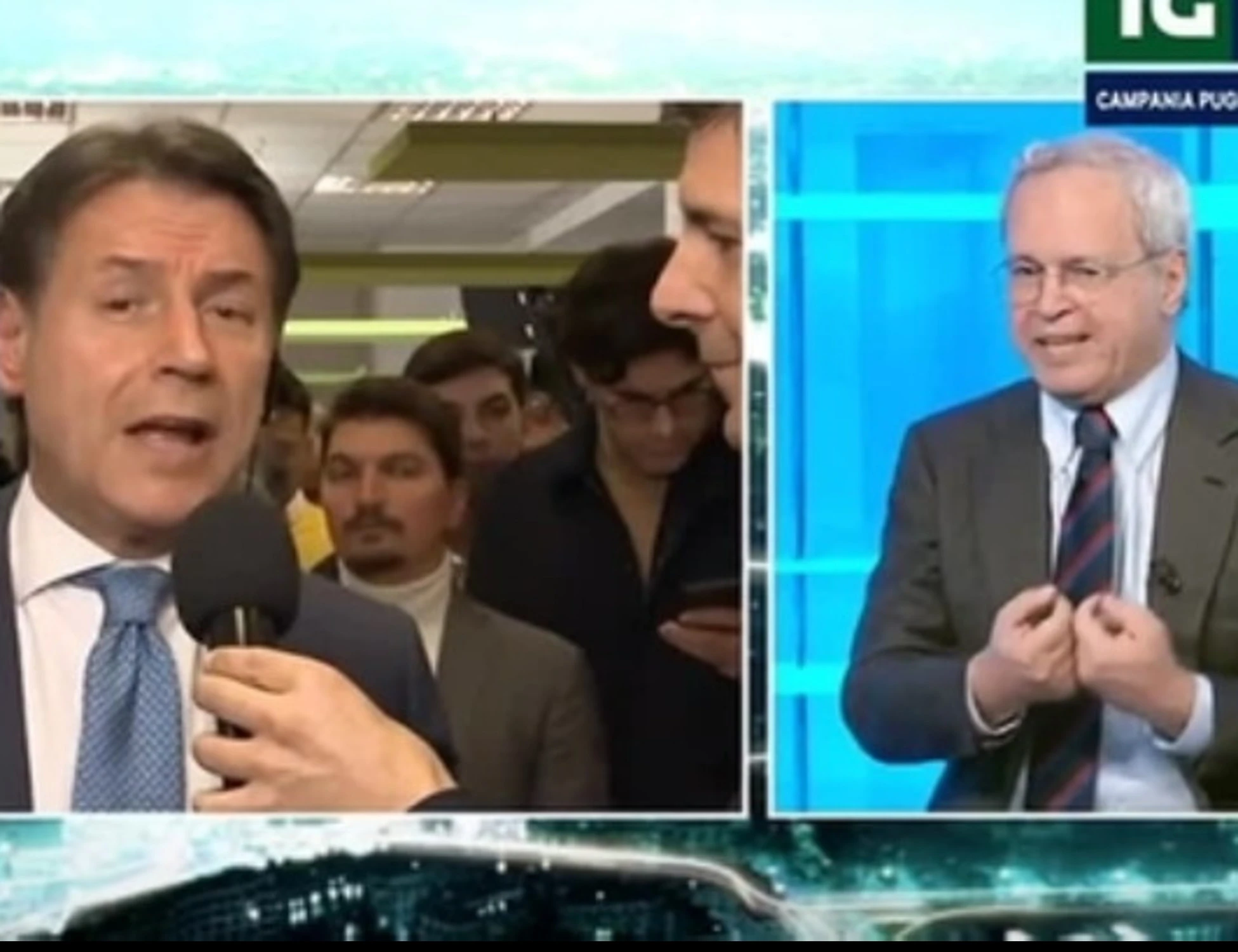 Enrico Mentana zittisce Giuseppe Conte: "È il mio mestiere, lo so"