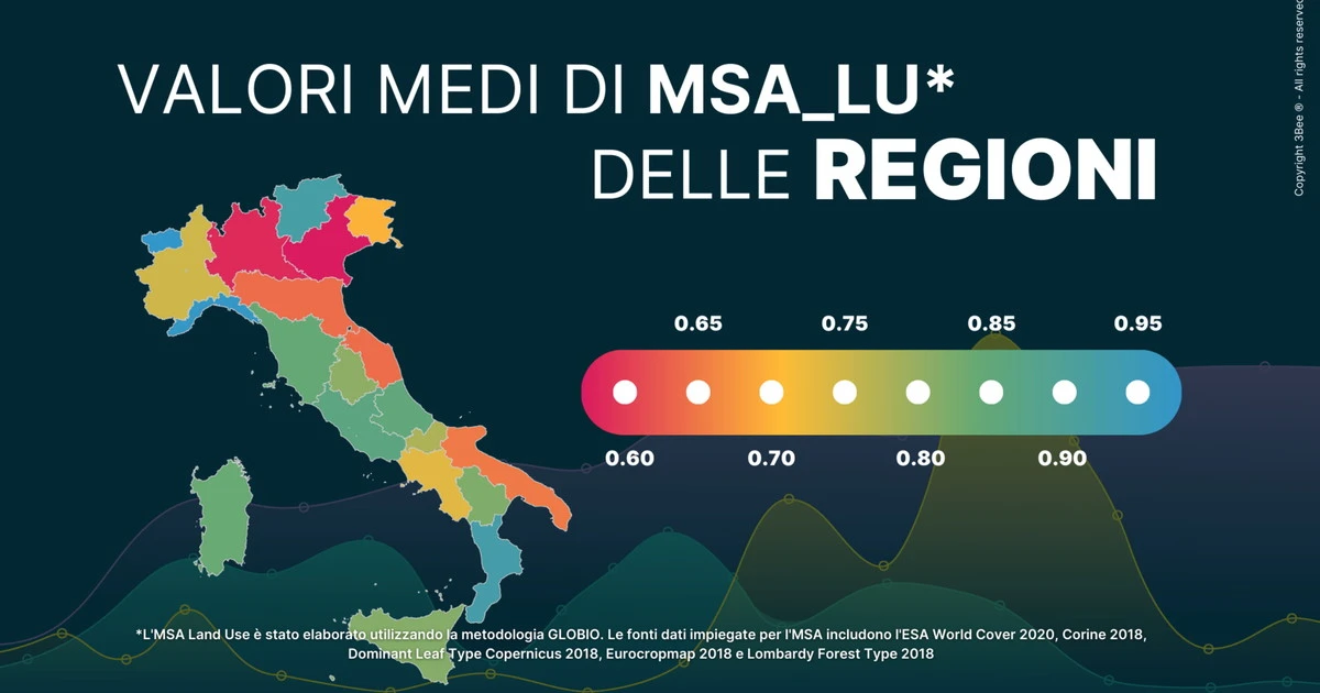 La prima classifica delle città capoluogo di provincia più naturali d’Italia