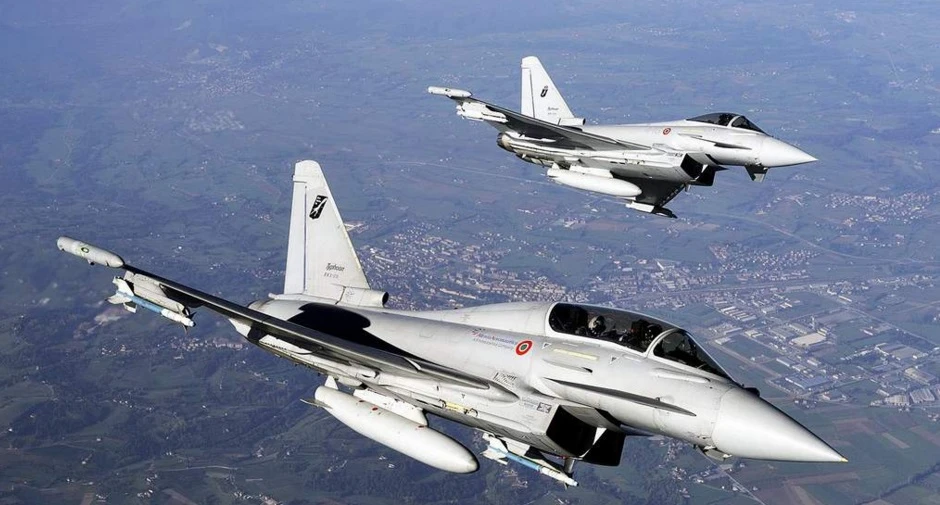 Aereo vola in silenzio radio: intercettato dai caccia Eurofighter