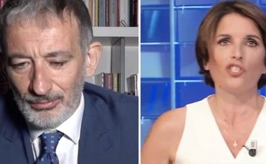 In Onda, Pietro Senaldi zittisce Marianna Aprile: "Indegno. Se lo avesse fatto Meloni?"