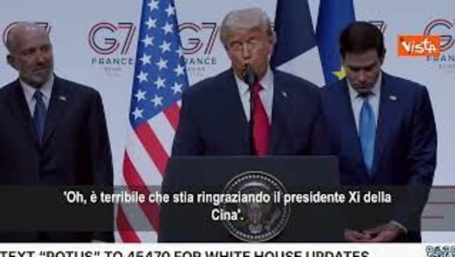 Trump: Voglio ringraziare Xi e Putin per essere rimasti neutrali in Iran