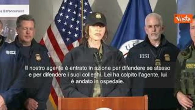 Donna uccisa a Minneapolis, Noem (Segr. Sicurezza Usa): Agente Ice ha agito per difendersi