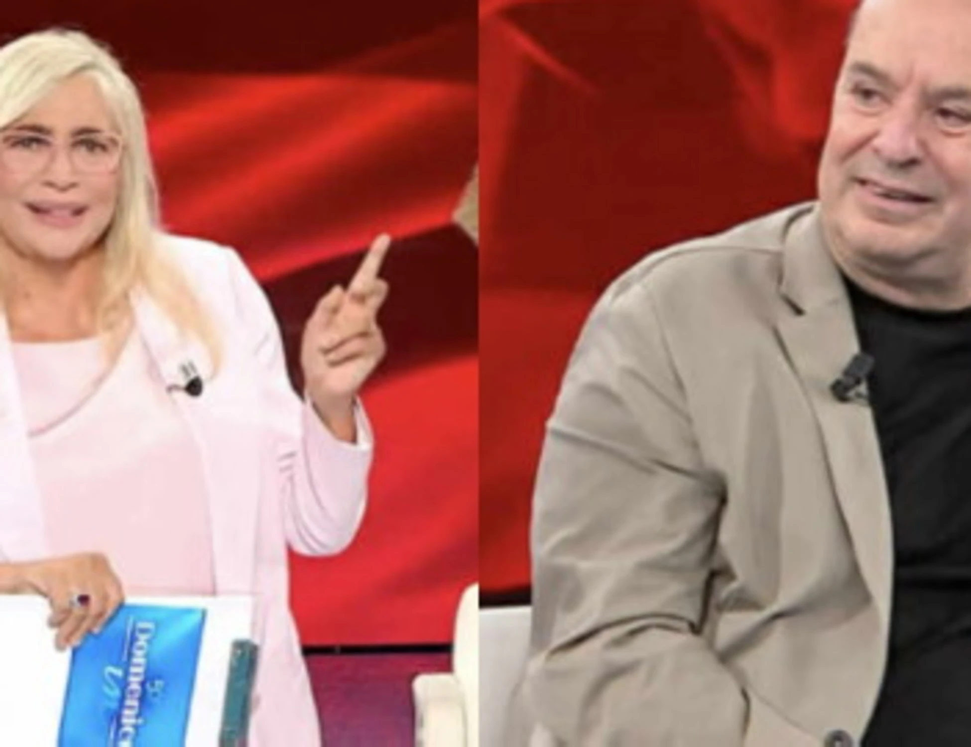 Domenica In, botta e risposta Venier-Canino: "Non è vero". Cala il gelo