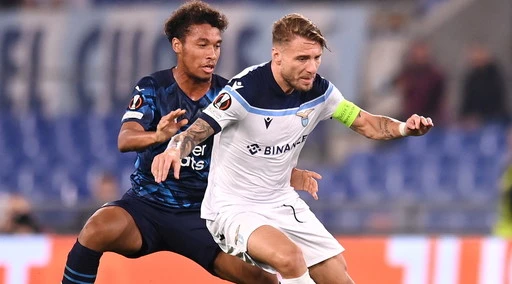 Europa League, per la Lazio un pari senza reti all’Olimpico col Marsiglia: gol annullato a Immobile 