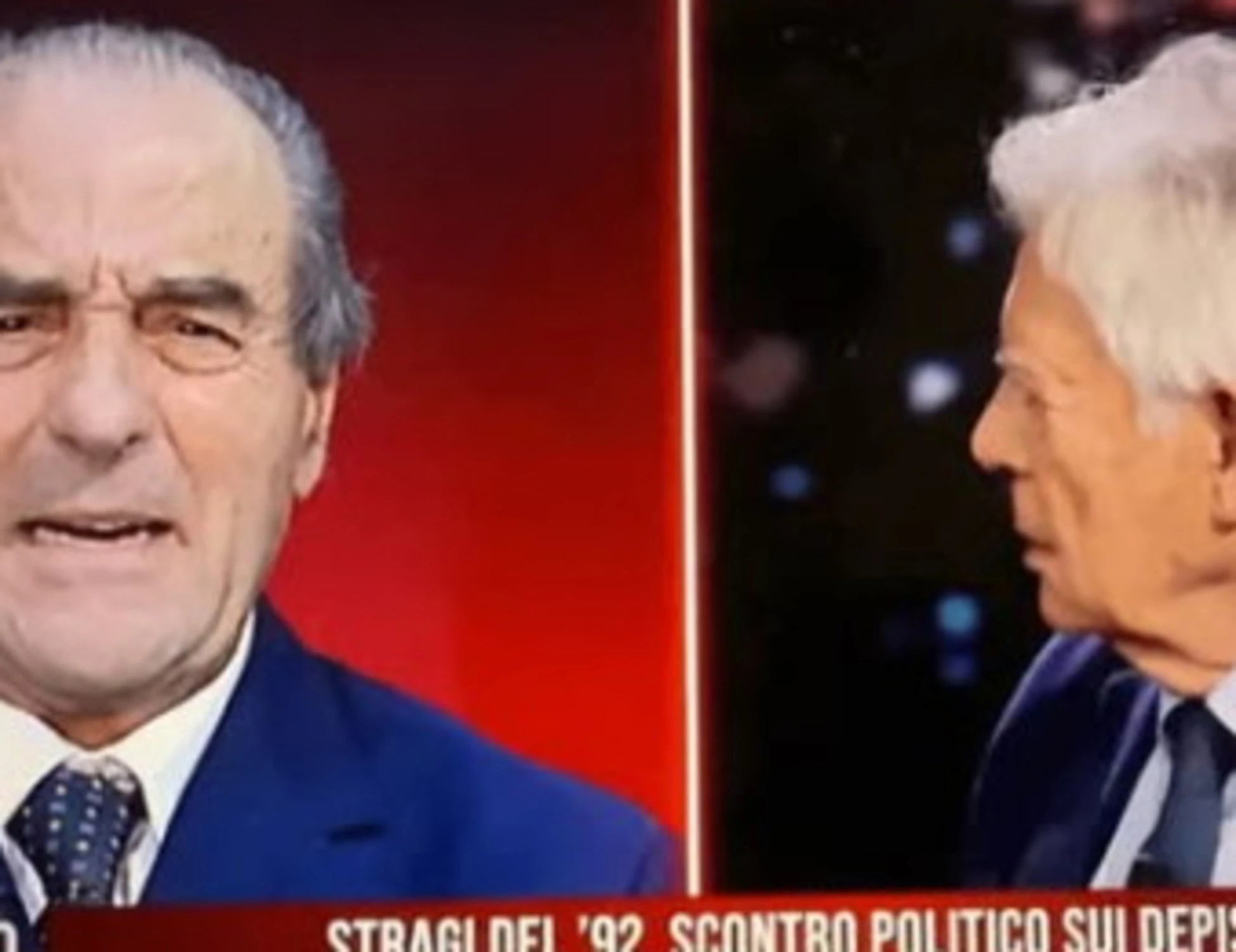 Claudio Martelli bestemmia in diretta a Filorosso. Monteleone: "No, no, no"