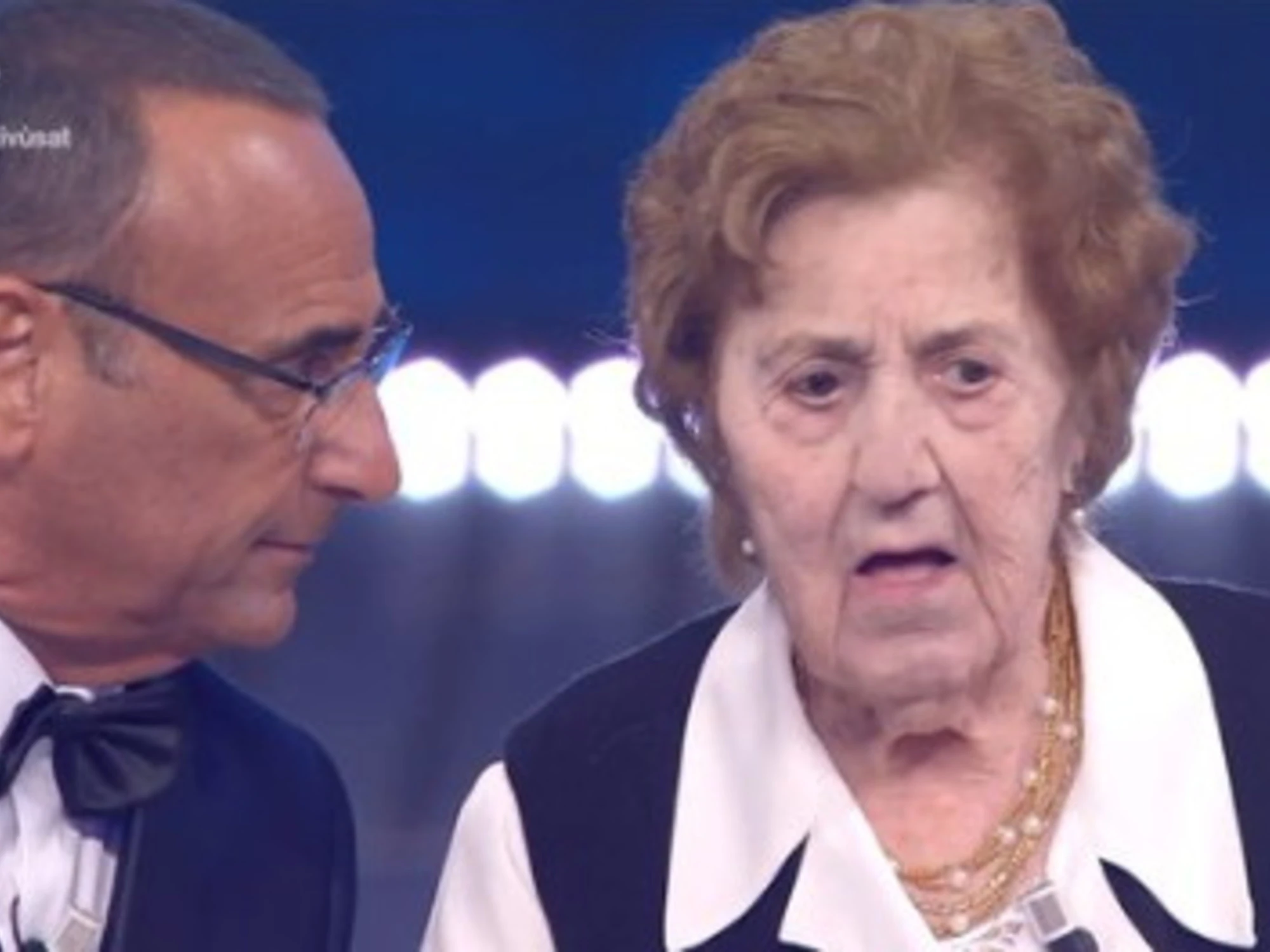 Sanremo 2026, Gianna e "la resistenza!": l'ultimo delirio rosso su una signora di 105 anni