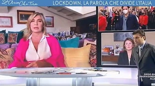 Myrta Merlino a L'aria che tira: "Lo sto sentendo ora, dalle finestre di casa mia". In diretta, il disastro di Conte