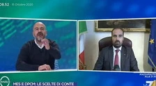 Gianluigi Paragone e Luigi Marattin, rissa sul Mes a Omnibus: "Ciarlatano, ci prendi per il c***?", "Ma parla di barbabietole"