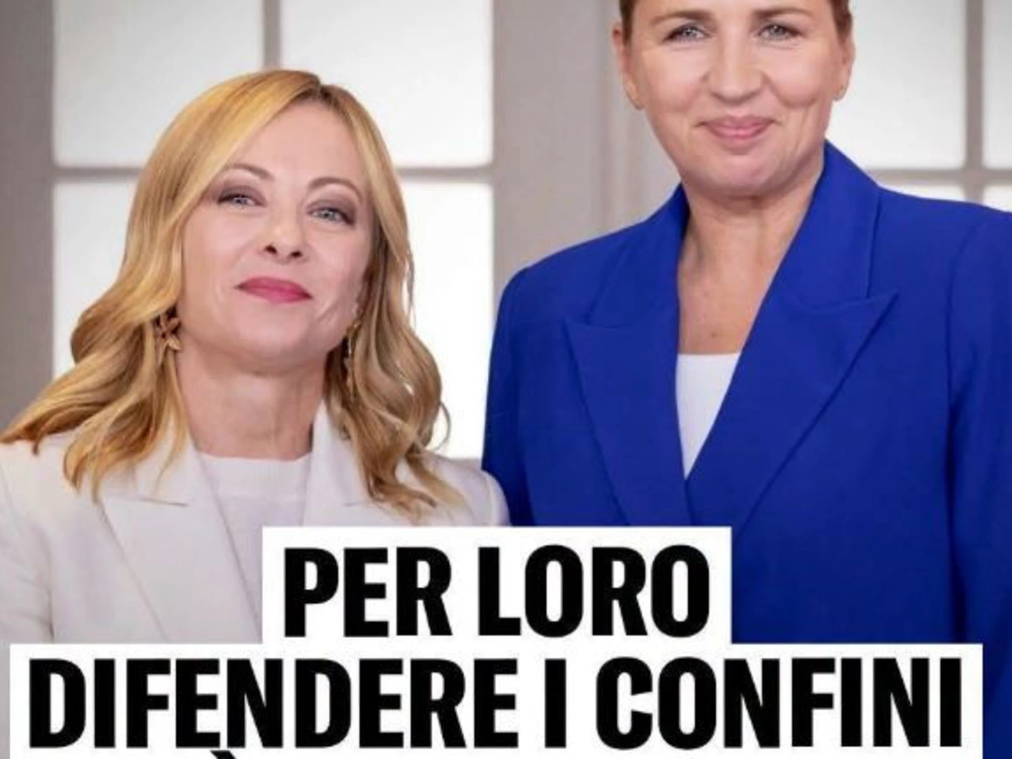 Il Pd attacca la rossa Frederiksen? Fdi risponde con un siluro: "Difendere i confini è una colpa"