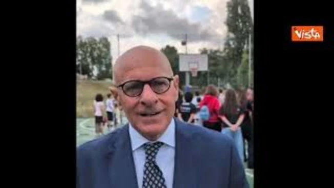 Rampelli (FdI) a inaugurazione campo da basket a Tor Bella Monaca: Risultato importante