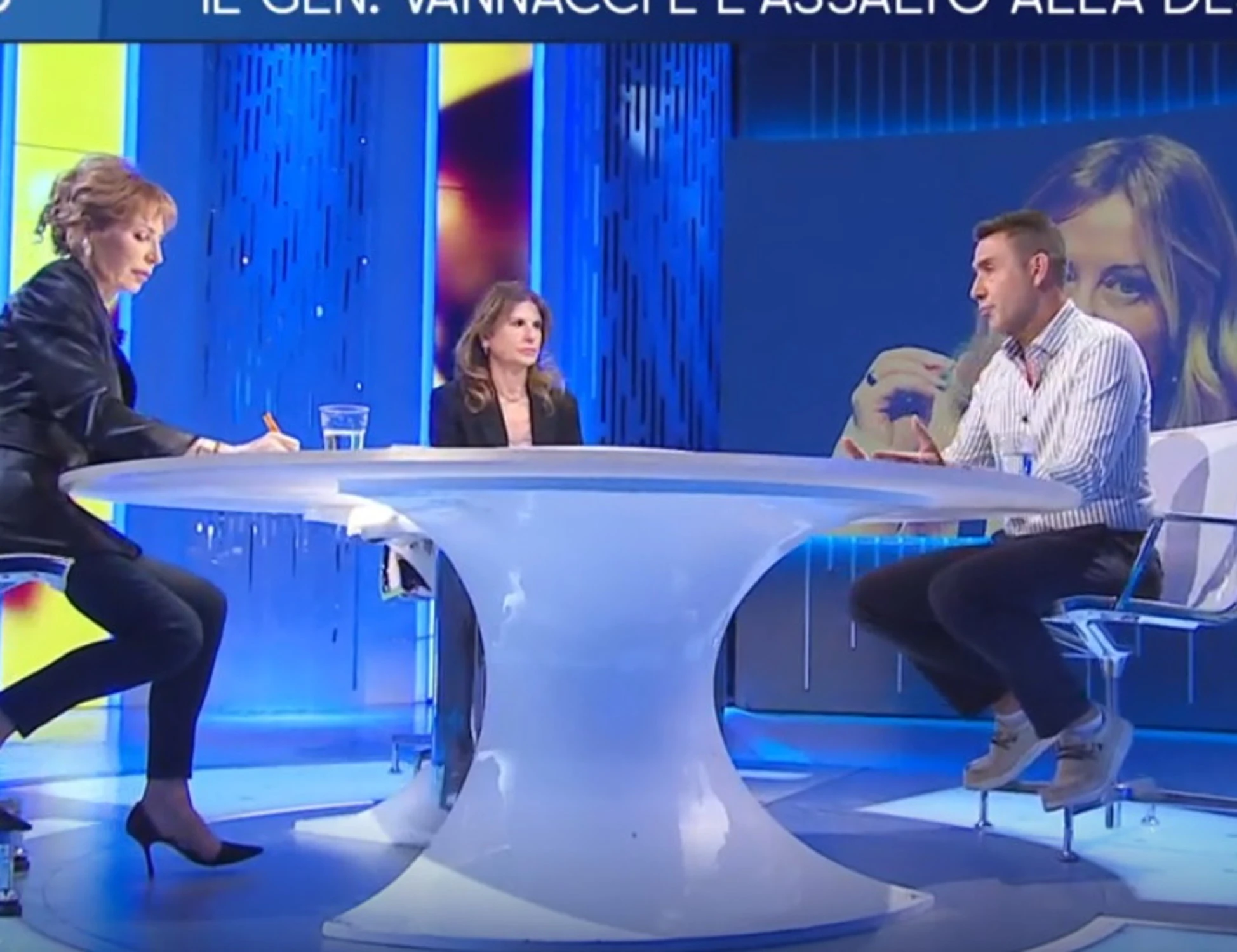 Otto e mezzo, scintille Gruber-Vannacci: "Vaniloquio", "È la mia posizione"
