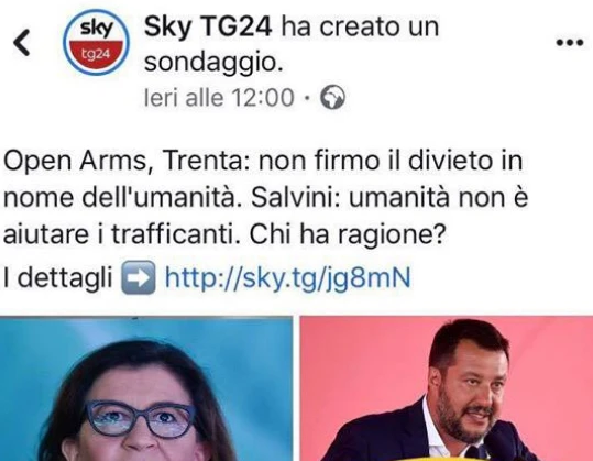 Open Arms, il sondaggio che dà ragione a Salvini: il 71 per cento degli italiani non vuole lo sbarco