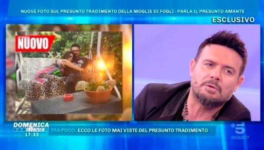 Domenica Live, dramma in diretta per Riccardo Fogli: le foto che dimostrano, ha le corna. Sua moglie...