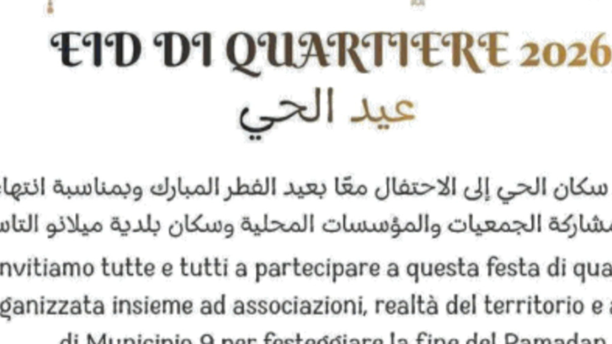 Milano, Pd sottomesso all'islam: il comunicato in arabo
