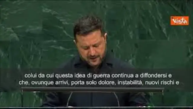 Leggi l'articolo: Zelensky: Putin non può vivere senza guerra. È il "Paziente Zero" e va fermato