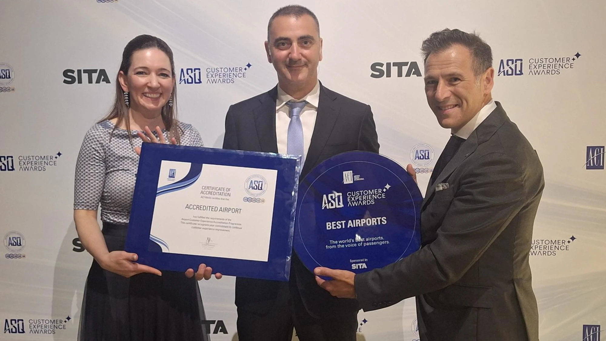 MILANO LINATE RICEVE L’AIRPORT SERVICE QUALITY AWARD 2025