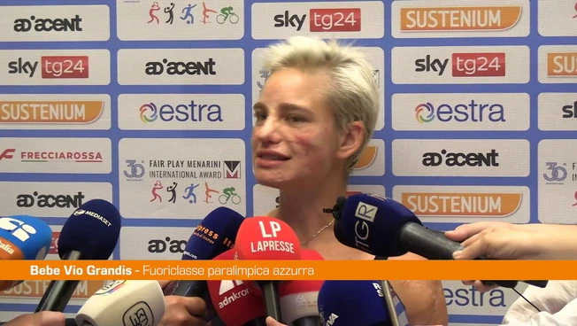 Vio Grandis "Orgogliosa di ricevere Premio Fair Play Menarini"