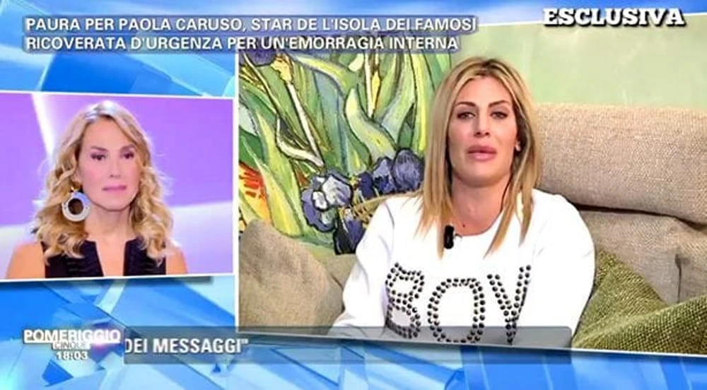 Pomeriggio 5, Paola Caruso ha un crollo emotivo: "Adesso come faccio?". La reazione della d'Urso