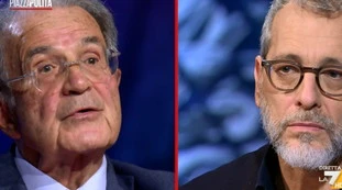 PiazzaPulita, Romano Prodi spara contro Meloni: "Spazza via il Parlamento"