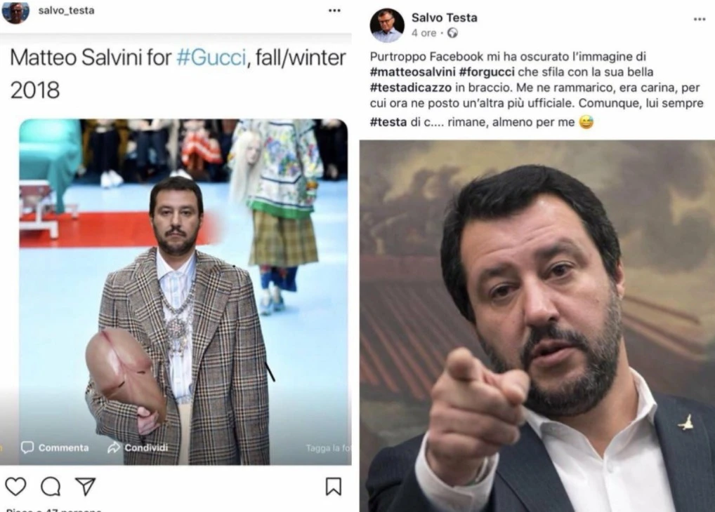 "Enorme testa di ca**o", il Big insulta Matteo Salvini: finisce malissimo