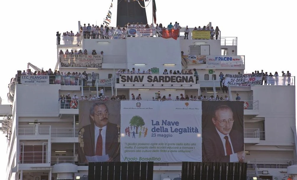 STRAGE CAPACI: GIUNTA A PALERMO NAVE LEGALITÀ, AL VIA CELEBRAZIONI