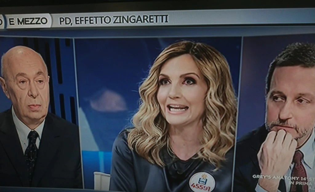 Otto e mezzo, la furia sovranista di Lorella Cuccarini: "Non si votava da 10 anni...", e Mieli concorda