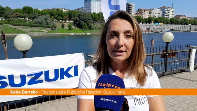 "Insieme per un Po pulito", torna a Torino l'iniziativa di Suzuki con 90 ragazzi