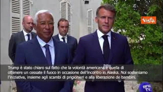 Macron: Trump vuole ottenere un cessate il fuoco all'incontro con Putin