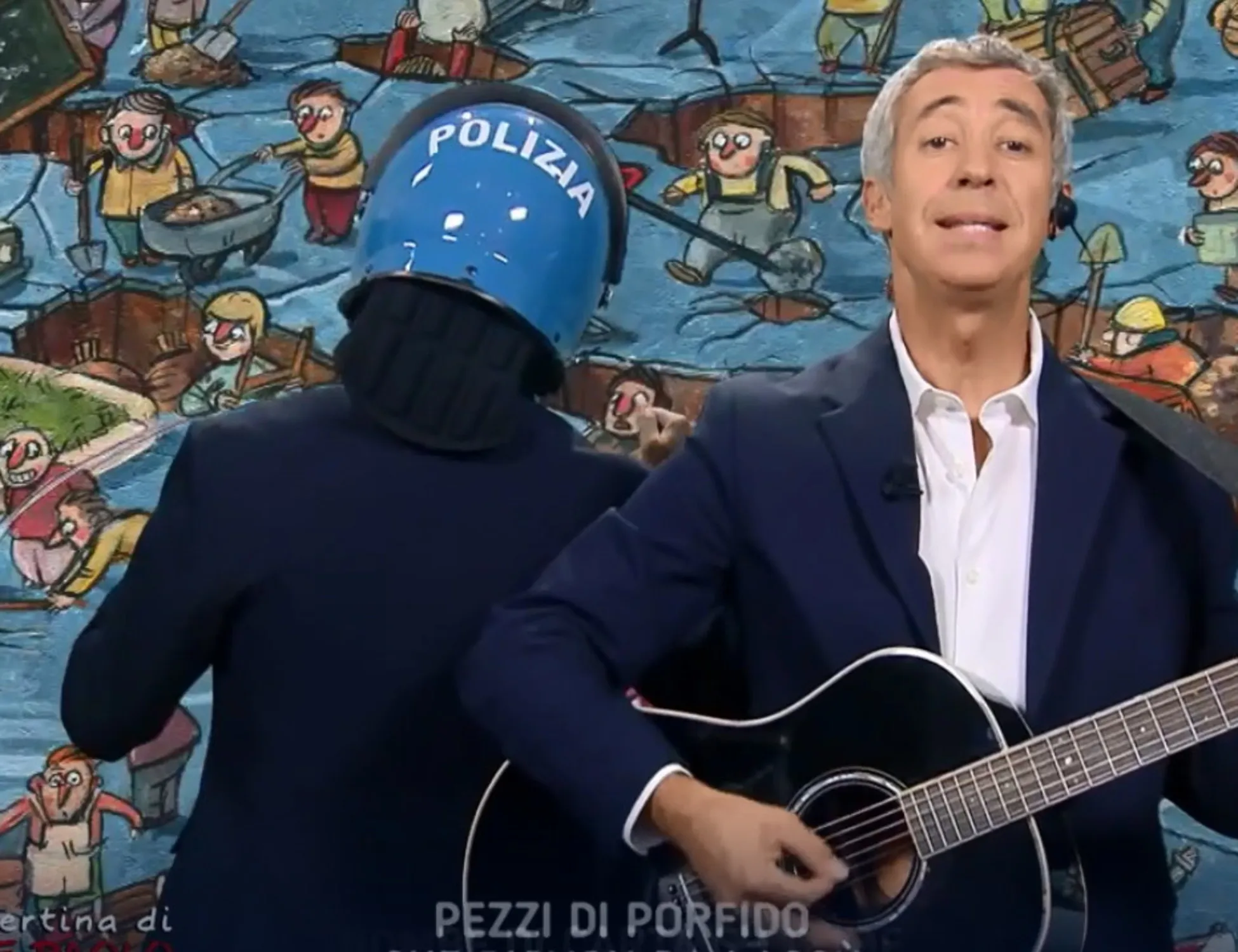Leggi l'articolo: "Bombe di carta su di me": sceneggiata di Luca e Paolo sugli scontri: è bufera <span style="color: rgb(153, 0, 0);">Video</span>