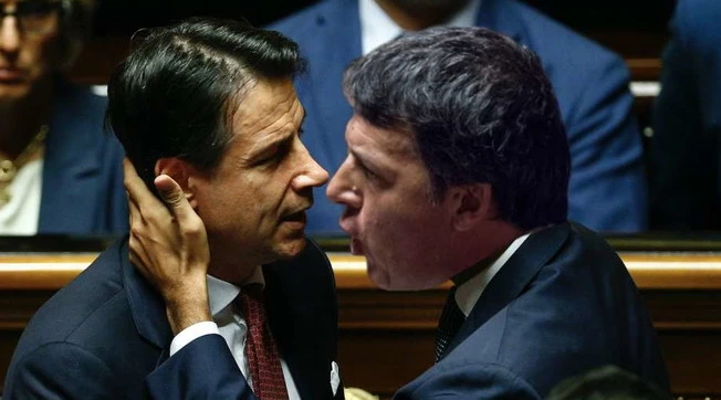 Giuseppe Conte e Matteo Renzi