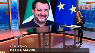 Stasera Italia, Salvini sfida Schlein in diretta: "Anche domani mattina"