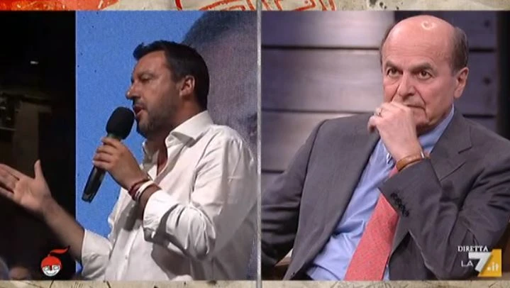 DiMartedì, Pier Luigi Bersani: "Matteo Salvini ha incorporato l'estremo Silvio Berlusconi"