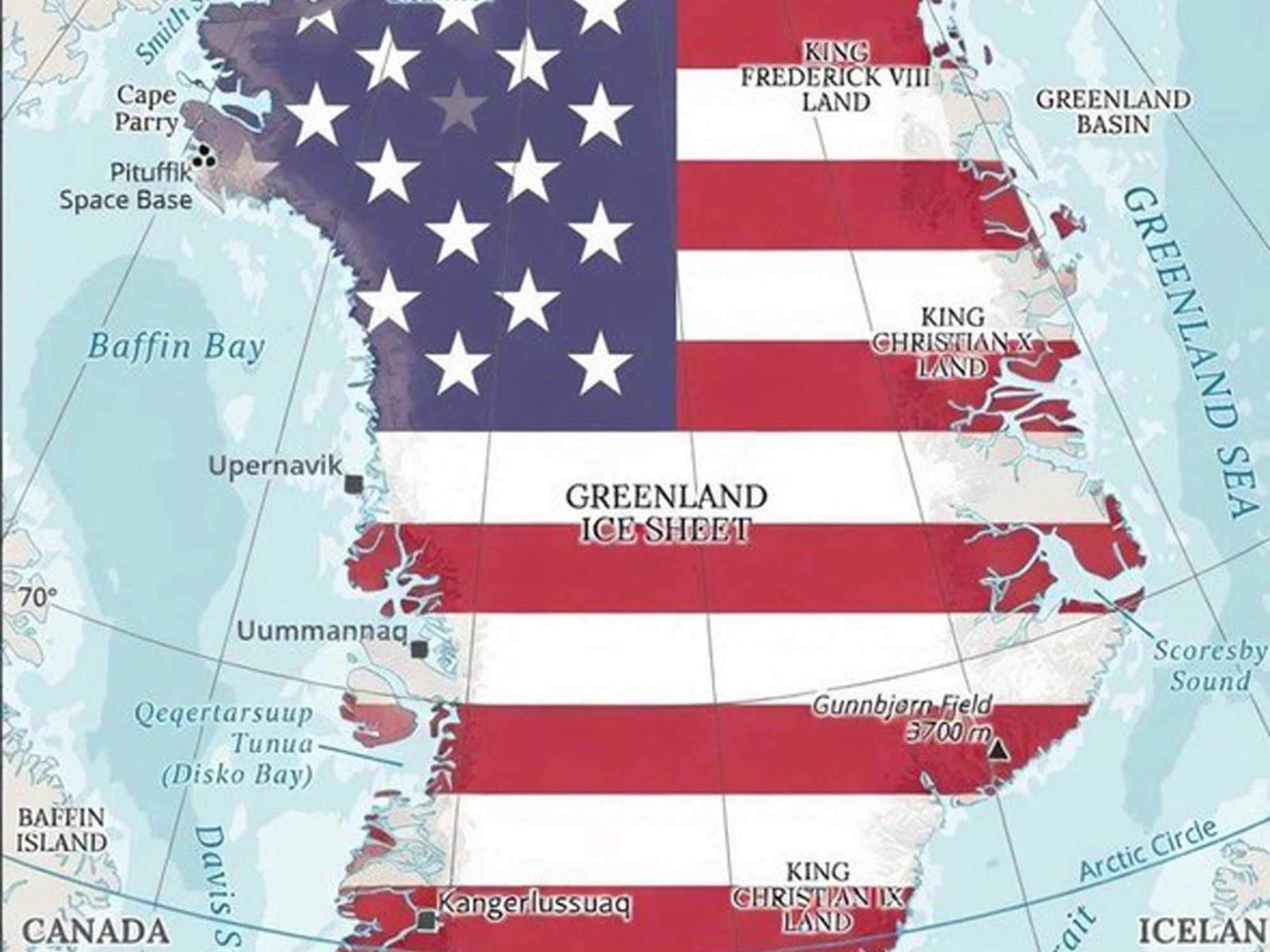 Sareste favorevoli a un controllo americano della Groenlandia?