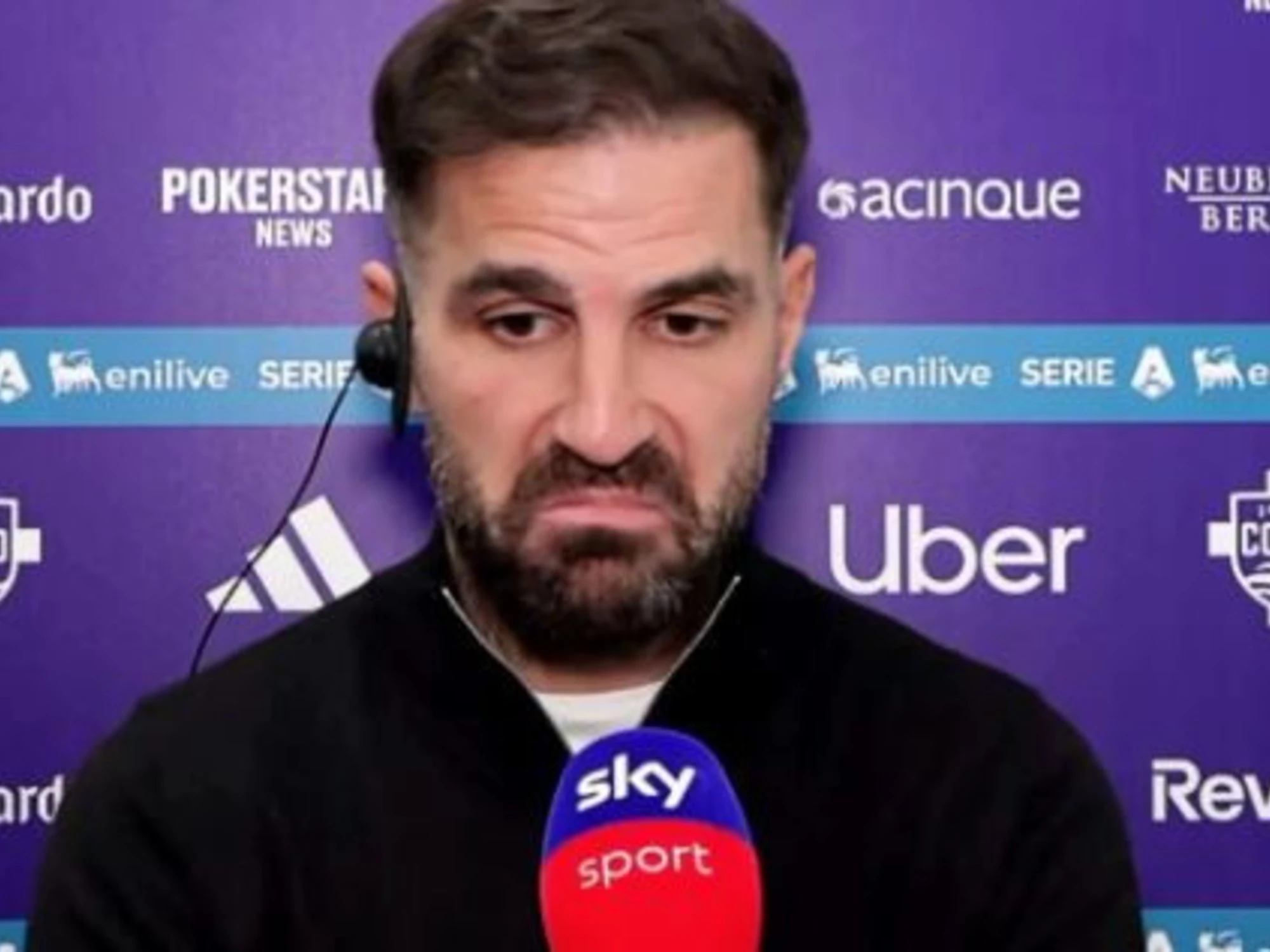 Fabregas insulta nel post-partita: "Se penso che questo è il Milan..."