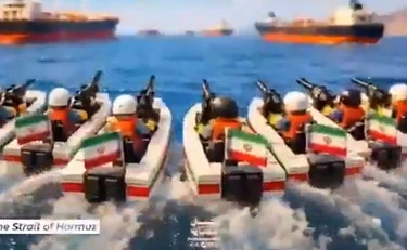 Iran, la propaganda degli ayatollah col Lego: Trump, Bibi e il diavolo