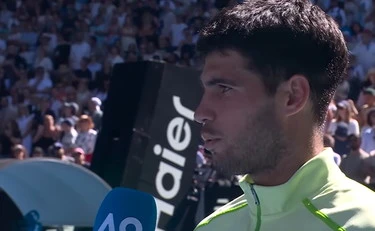 Carlos Alcaraz, la domanda che lo fa crollare: "Oh mer+++"