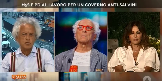 Federico Rampini a Stasera Italia: "Hanno nauseato gli italiani". Frecciatina al governicchio M5s-Pd?