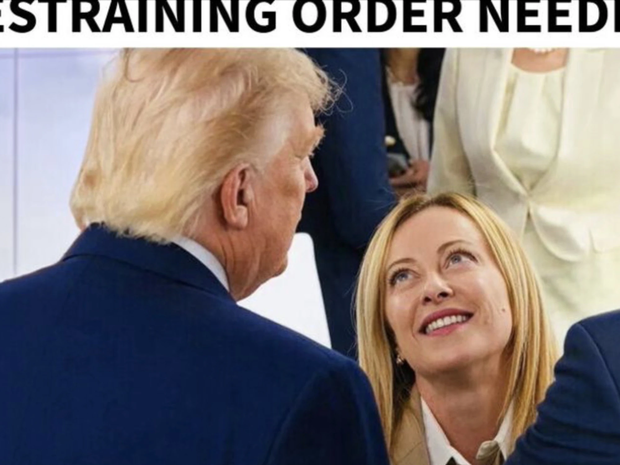 Trump insulta Meloni, passato ogni limite: "serve un ordine restrittivo"