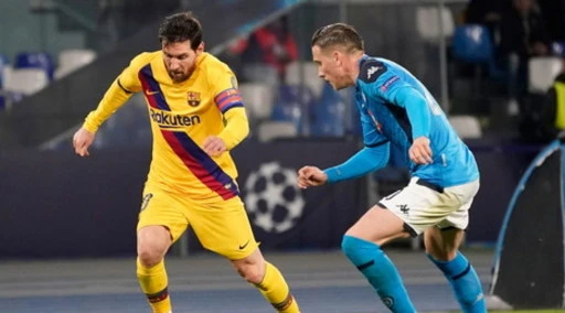 Napoli, rimpianti da Champions: battuto da Leo Messi, il Barcellona avanza ai quarti