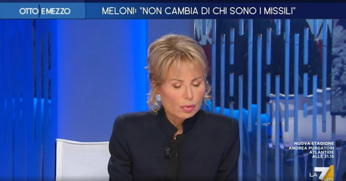Otto e Mezzo, "come deve apparire Meloni": dalla Gruber, una frase pesantissima