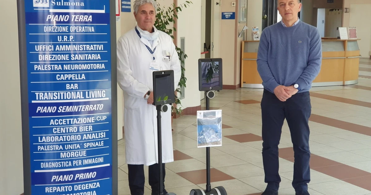 San Raffaele Sulmona, arrivano i Telepresence: due robot contro le distanze imposte dalle misure anti-coronavirus
