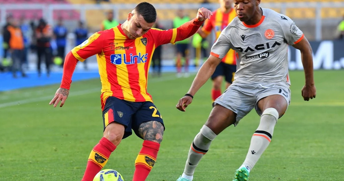 L'Udinese non vince mai, solo pari col Lecce: sorridono i salentini