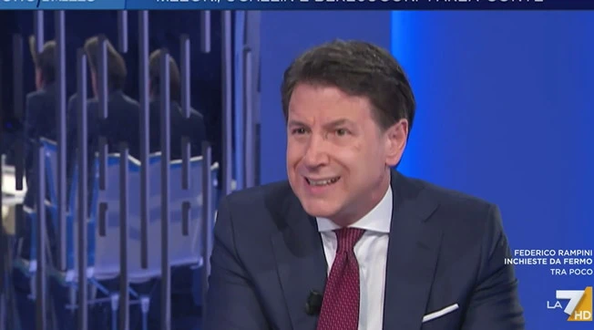 Lilli Gruber inchioda Giuseppe Conte: quante balle su Meloni