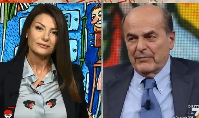 Pierluigi Bersani e Ilaria D'Amico da Floris, all'improvviso... "Li mortacci tua": risate imbarazzate