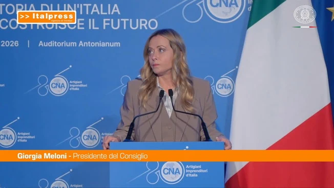 Meloni "Senza l'artigianato il Made in Italy non esisterebbe"