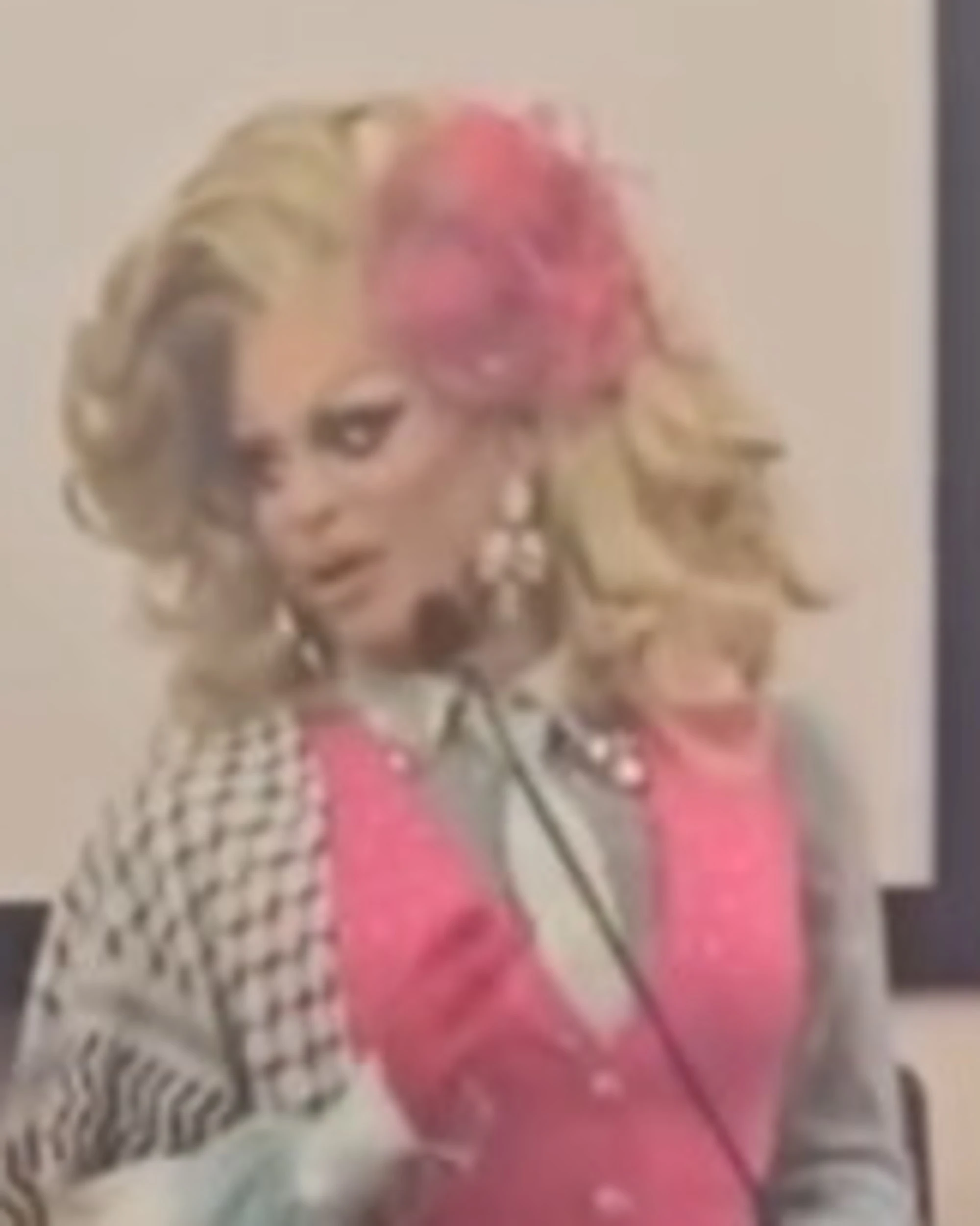 Priscilla, la drag queen va a scuola e insulta il governo: "Trogloditi, che dite?"