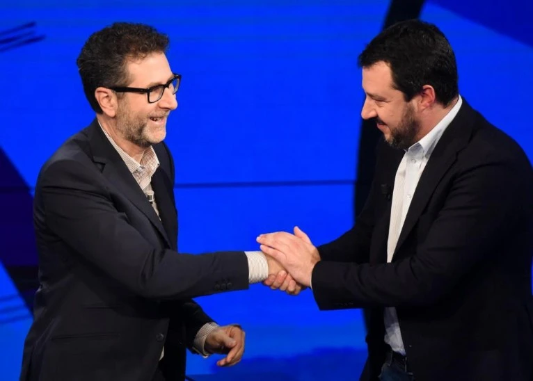 Matteo Salvini massacra Fabio Fazio: "Non andrò da lui a Che tempo che fa. Non si dimezza lo stipendio"