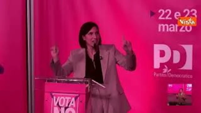 Referendum giustizia, Schlein a Napoli per il No: Ce la giochiamo all'ultimo voto